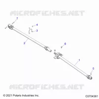 DRIVE TRAIN, FRONT PROP SHAFT