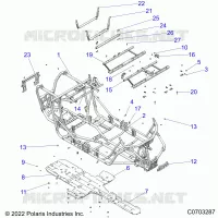 CHASSIS, MAIN FRAME AND SKID PLATES