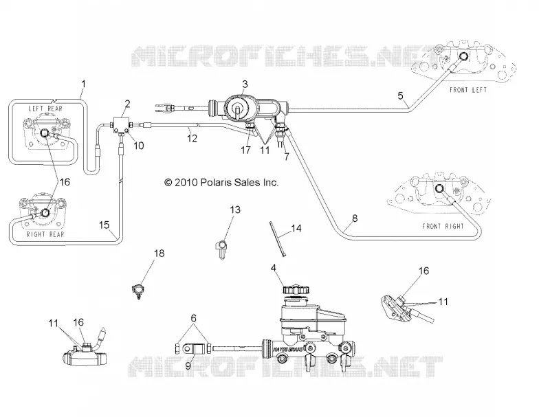 BRAKES, LINES AND MASTER CYLINDER