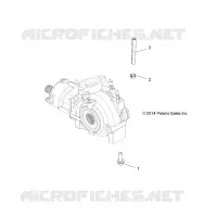 DRIVE TRAIN, GEARCASE MOUNTING, FRONT