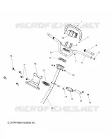 STEERING, H-BAR, STEERING POST   