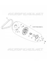 DRIVE TRAIN, SECONDARY CLUTCH