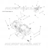 DRIVE TRAIN, MAIN GEARCASE MOUNTING