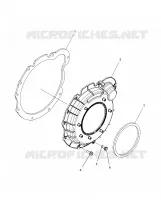 ENGINE, FLYWHEEL COVER