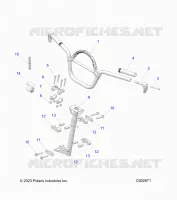 STEERING, HANDLEBAR MOUNTING
