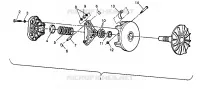 DRIVE CLUTCH SPORTSMAN 4X4 W968040 (4935943594C001)