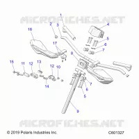 UPPER STEERING & HANDLEBAR ASM.