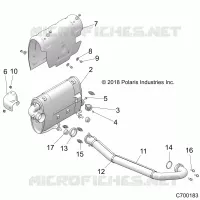 ENGINE, EXHAUST SYSTEM
