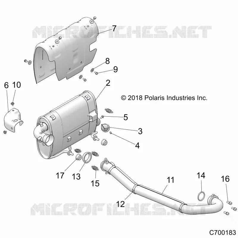 ENGINE, EXHAUST SYSTEM