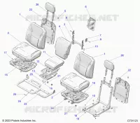 SEAT ASM., REAR