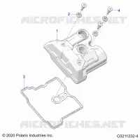 ENGINE, VALVE COVER