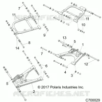 REAR SUSPENSION CONTROL ARMS