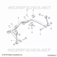 SUSPENSION, FRONT STABILIZER BAR