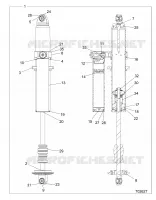 REAR SUSPENSION SHOCK INTERNALS-  Z21PAE92AE/AN/BE/BN (C700165-2)