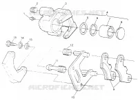 FRONT BRAKE SPORTSMAN 4X4 W968040 (4935943594B008)