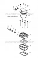 CYLINDER AND CYLINDER HEAD