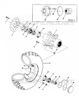 FRONT WHEEL ASSEMBLY 250 4X4