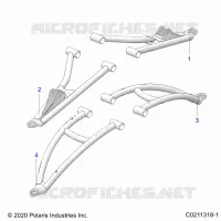 FRONT SUSPENSION A-ARMS
