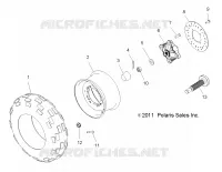 WHEELS, FRONT TIRE AND BRAKE DISC