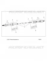 DRIVE TRAIN, HALF REAR SHAFT