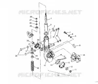 FRONT STRUT   ASSEMBLY 6X6 400L, SWEDISH S948740 AND  NORWEGIAN N948740 (4926812681016A)