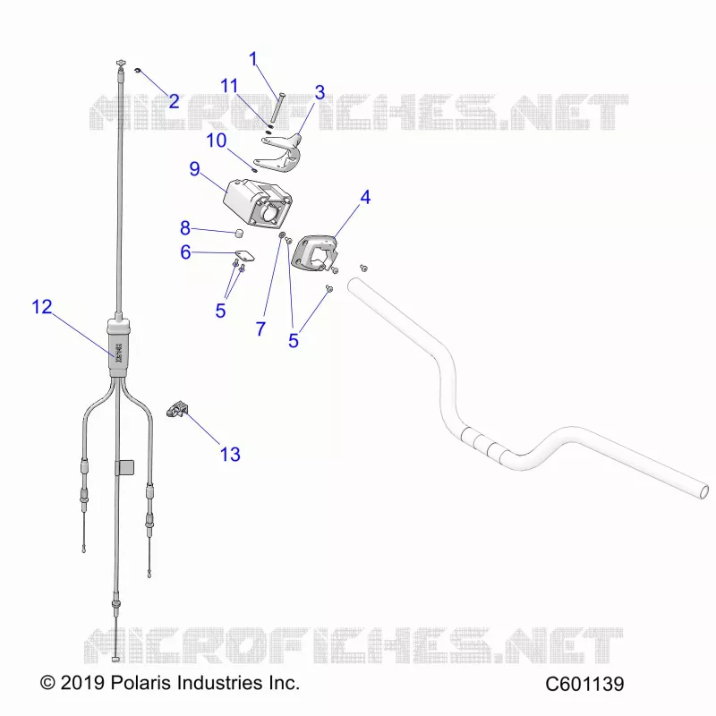 ENGINE, THROTTLE CONTROL ASM.