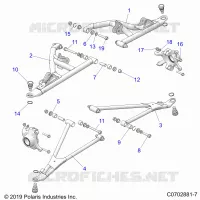 FRONT SUSPENSION CONTROL ARMS