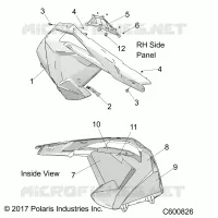 SIDE PANELS, RH