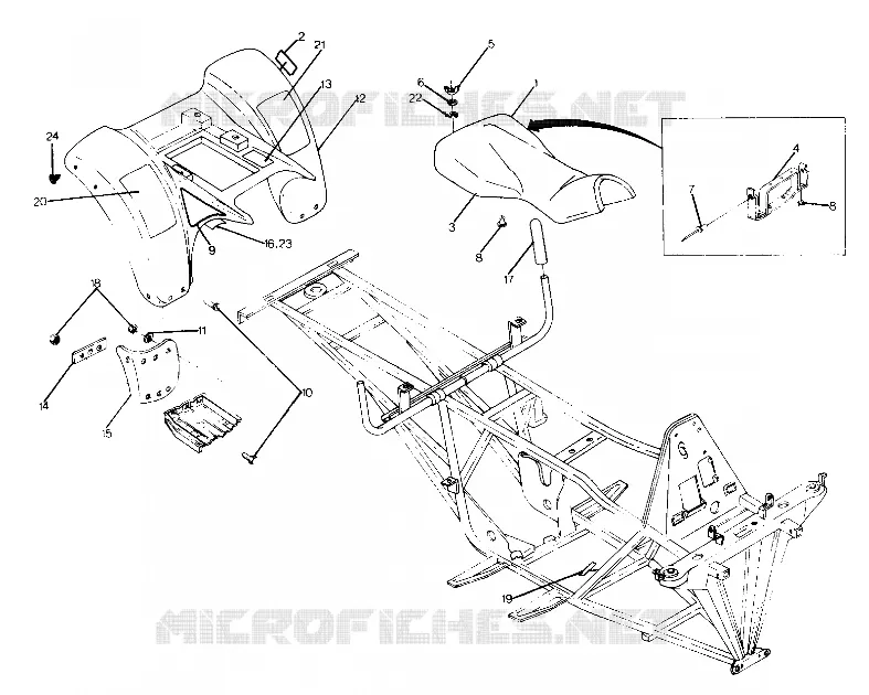 REAR CAB ASSEMBLY BIG BOSS 4X6 (4919801980002A)