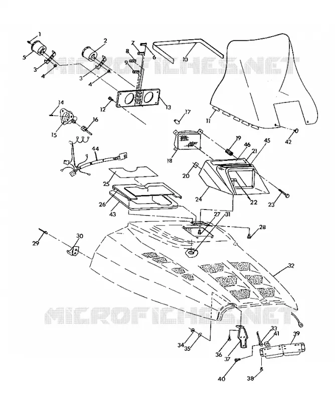 HOOD ASSEMBLY WIDETRAK (4921302130007A)