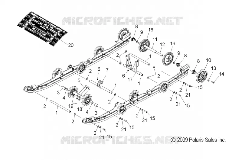 REAR SUSPENSION AND TRACK