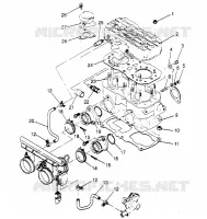 CYLINDER  500 EFI 0952774, EFI SKS 0952574,   EFI SKS PT 0952974, (4929052905C011)