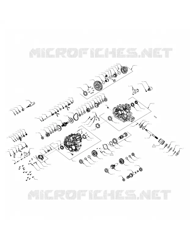 DRIVE TRAIN, MAIN GEARCASE INTERNALS