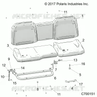 SEAT ASM. REAR