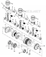 PISTON   CRANKSHAFT ULTRA SKS 0960578, EUROPEAN ULTRA SKS E960578, AND UL (4931683168C012)