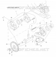 ENGINE, OIL SYSTEM AND OIL PUMP