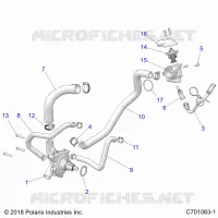 ENGINE, WATERPUMP AND BYPASS