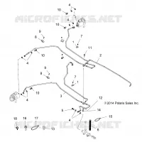 REAR BRAKE BRAKE LINES