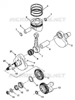CRANKSHAFT AND PISTON