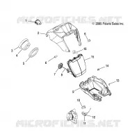 HEADLIGHT POD AND SPEEDOMETER