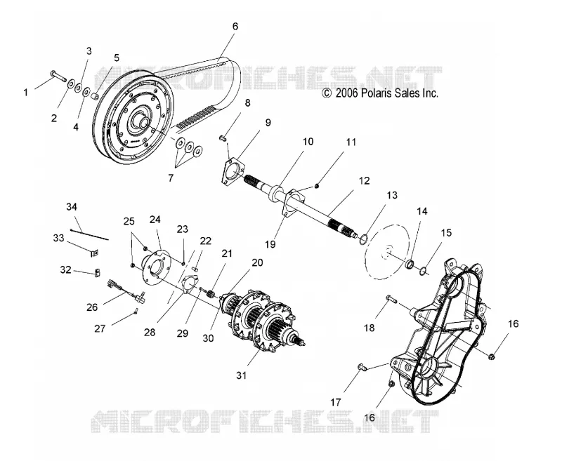 DRIVE TRAIN, DRIVE SHAFT AND JACKSHAFT