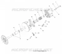 DRIVE TRAIN, PRIMARY CLUTCH