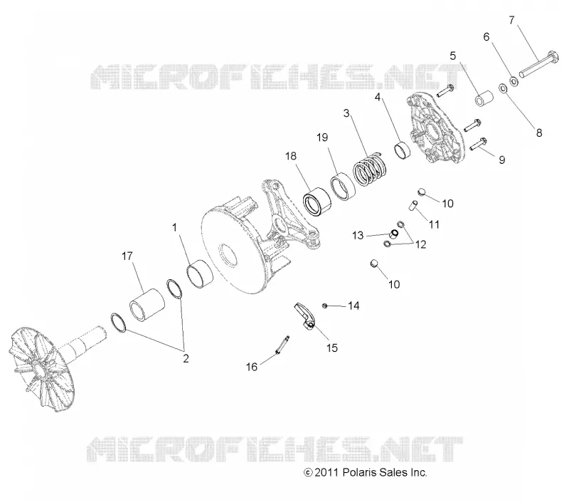 DRIVE TRAIN, PRIMARY CLUTCH