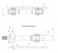 DRIVE TRAIN, FRONT PROP SHAFT