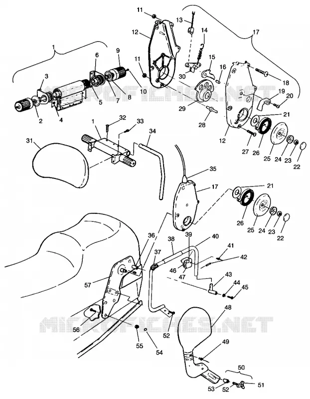 BACKREST CLASSIC TOURING 0963365 AND EUROPEAN CLASSIC TOURING E963365 (4933623362A007)