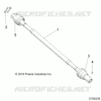 DRIVE TRAIN, REAR PROP SHAFT