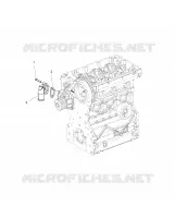 ENGINE, WATER INLET FLANGE