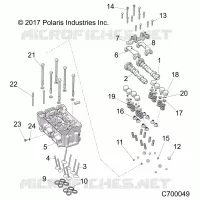 ENGINE, CYLINDER HEAD AND VALVES