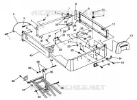REAR BED MOUNTING 6X6 400L