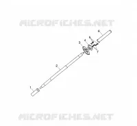 REAR WHEEL AXLE